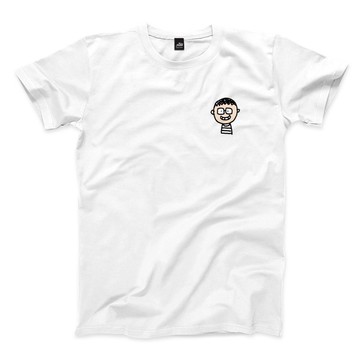 嘿嘿嘿 - 白 - 中性版T恤