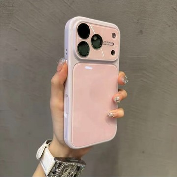 【秒變17Pro】液態矽膠 極光水晶鏡頭框 防摔殼 用於iPhone17 i16 手機殼 i15 i14 i13 防震