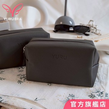 玉如阿姨 YURU皮革化妝包 高質感 大容量 收納 防刮 防潑水 E116