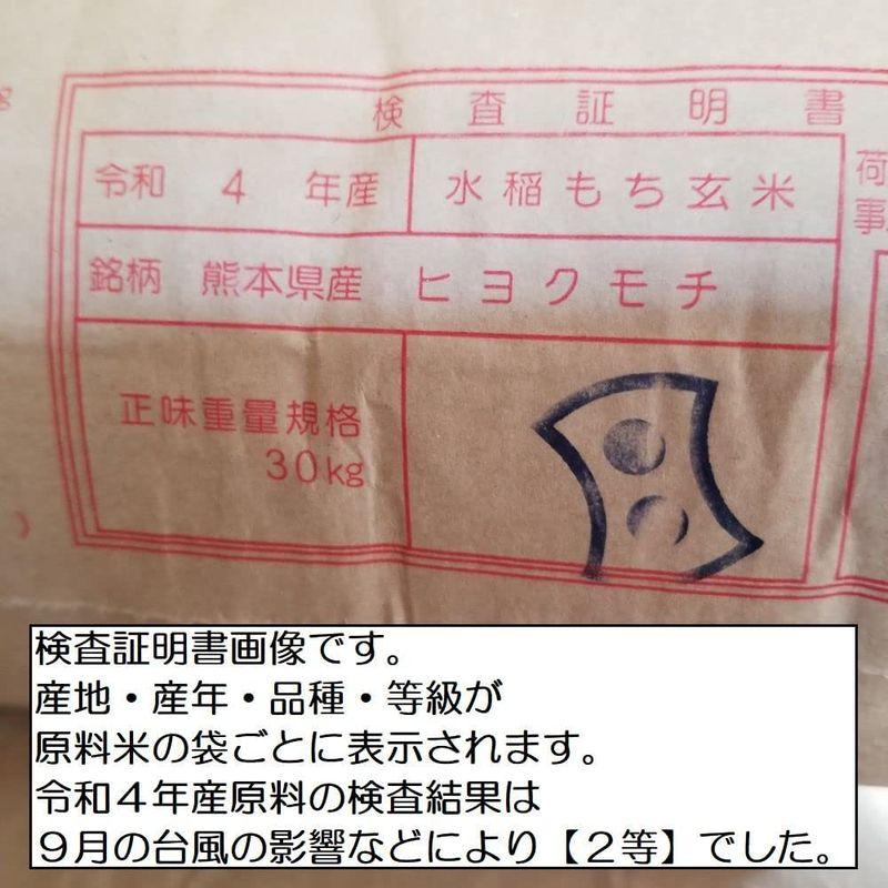 令和4年 熊本県産 もち米 ひよくもち 白米 10kg