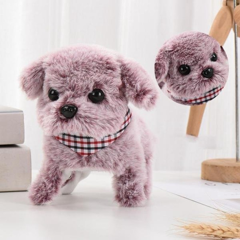 子供のための面白いおもちゃの楽しいロボットを振る電気ぬいぐるみ犬のしっぽライトパープルレッド 通販 Lineポイント最大get Lineショッピング