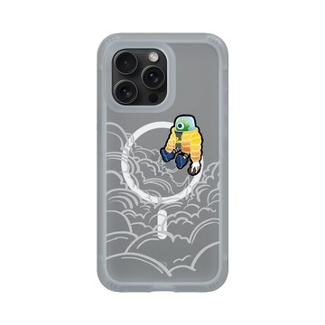 iPhone 15 Pro Max AirX 流變灰 - Graffiti / 街頭塗鴉 - 噴射起飛