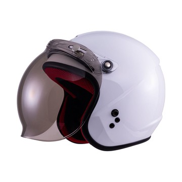 【專為兒童設計】SOL SO-9K 素色 白 兒童安全帽 3/4罩式安全帽