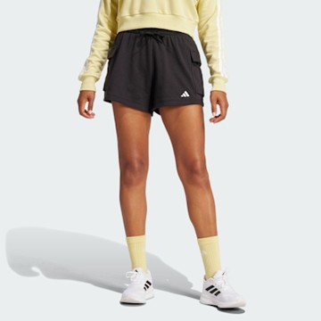 【adidas 愛迪達】 ESSENTIALS 工裝風短褲 女 JD9944