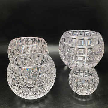 亞克力PC摔不壞透明圓球形小花瓶多肉水培花盆插花器餐廳臺面擺件