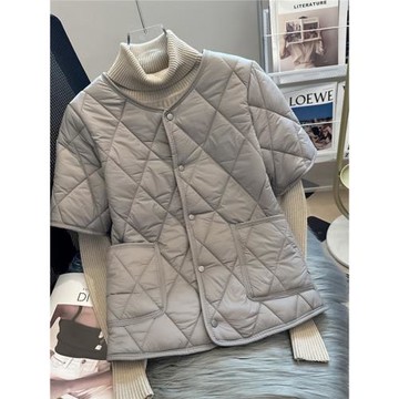 冬季半袖羽絨馬甲女輕薄坎肩內膽內搭保暖背心中老年媽媽加絨坎肩