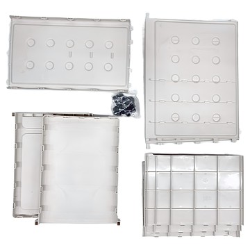 SHUTER 樹德 組合式置物車 KK-3545  353Wx455Dx665H mm  暖米灰色