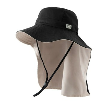 【巴黎精品】現貨+預購 防曬帽漁夫帽遮陽帽大帽簷戶外登山透氣速乾-遮臉護頸女帽子4色a1ay16