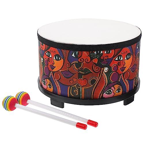 Floor Tom Drum Bongo Drum with Mallets 10 Inch Kids Percussion 並行輸入品