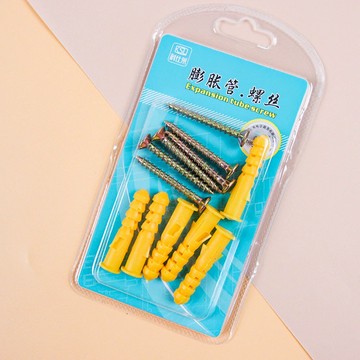 【現貨】膨脹螺絲套組 膨脹螺絲 膨脹螺絲組(6入) 螺絲 膨脹管 膨脹套 螺絲釘 膨脹螺栓 五金 工具 配件 興雲網購