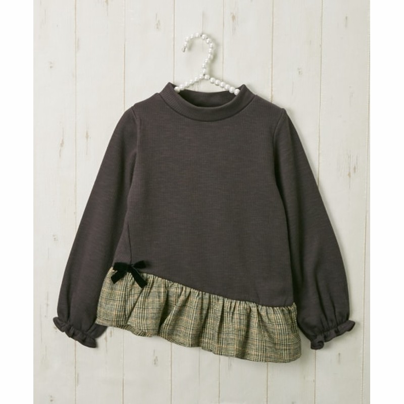 あったか起毛 格子フリルチュニックトレーナー 女の子 子供服 トレーナー スウェット Kids Sweatshirts 通販 Lineポイント最大1 0 Get Lineショッピング