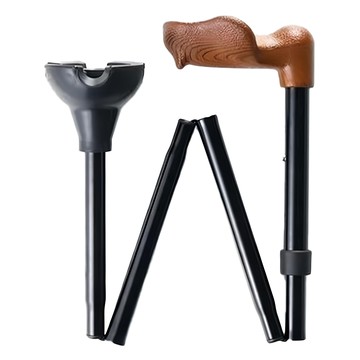 Merry Sticks 悅杖 自行站立 人體工學手杖 左手用  紳士黑  1入