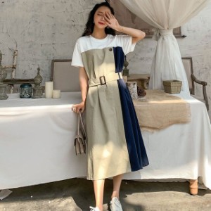 ハイウエスト ホワイト 春 ワンピース ベルト 無地 トレンチワンピース ワンピース ドッキングワンピース トレンチ風 半袖 レディース 通販 Lineポイント最大7 0 Get Lineショッピング