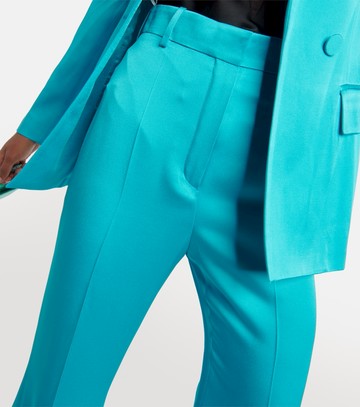 Nina Ricci High-rise satin flared pants