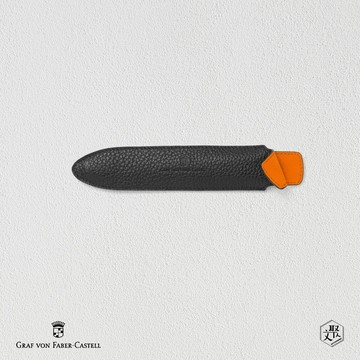 【Graf von Faber-Castell】頂級真皮  單筆筆套-黑(原廠正貨)