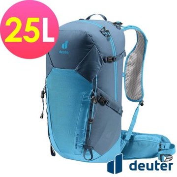 【Deuter】背心式 Speed Lite 多孔減震超輕登山旅遊背包 25L( 可掛登山杖)_3410422 藍