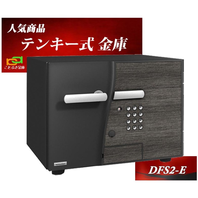 金庫 小型 家庭用 テンキー式 耐火金庫 DFS2-E(搬入設置 無料