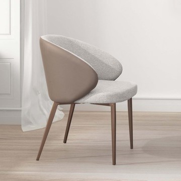 布里安休閒椅（淺灰）