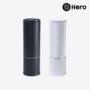 【Hero】攜帶型電動兩用義式萃取膠囊咖啡機-【黑／白】 電動/咖啡粉/咖啡膠囊/一機兩用/輕便/15Bar/露營/外出/Type-C充電/送禮/禮物