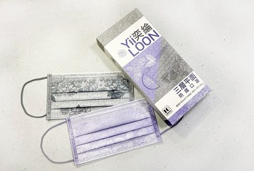 【奕綸台灣製】成人平面防護口罩_蕾絲花語 (10入/盒)