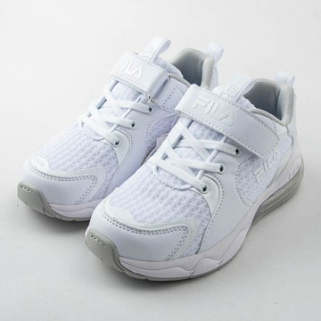 零碼出清~FILA KIDS 大童運動鞋 全白   3-J407W-111  現貨