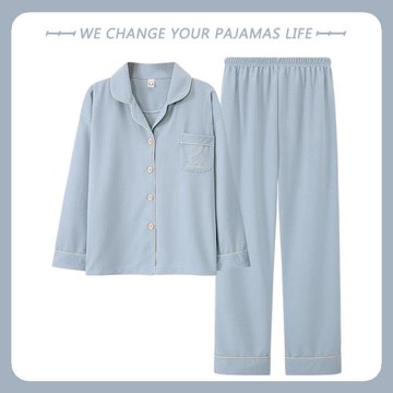 高級感睡衣女士春秋季純棉長袖2025年新款秋天可外穿家居服兩件套
