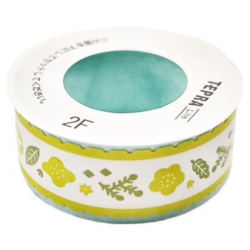 KING JIM HITOTOKI TEPRA LITE 熱感式標籤薄膜自黏膠帶 13mm 滿格花  1個