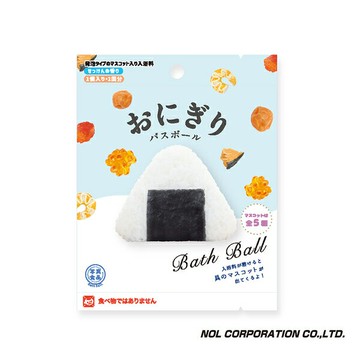 Weicker 唯可 日本NOL 御飯糰造型入浴球【悅兒園婦幼生活館】