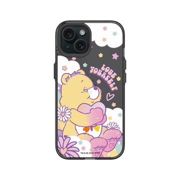 iPhone 15 Clear 酷墨灰 - Care Bears - Love Yourself