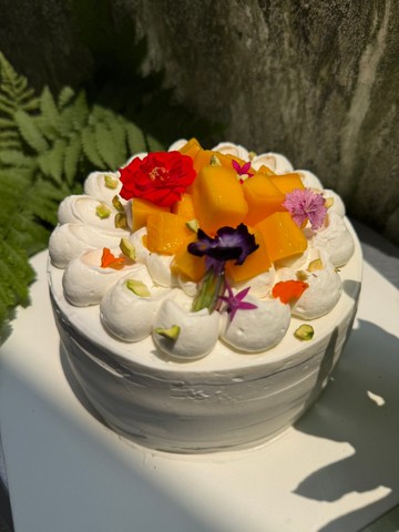 桑葚芒果蛋糕
