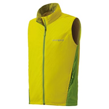 ├登山樂┤日本 mont-bell LIGHT SHELL VEST兒童背心#1106615CYL柚黃