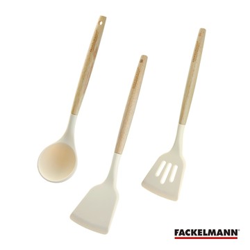 德國Fackelmann 5583881 木柄耐熱矽膠工具組【加價購$299】