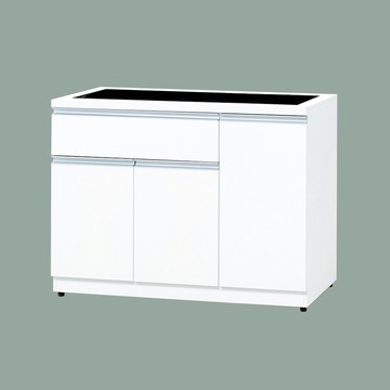 【唯熙傢俱】貝拉白色4尺餐櫃