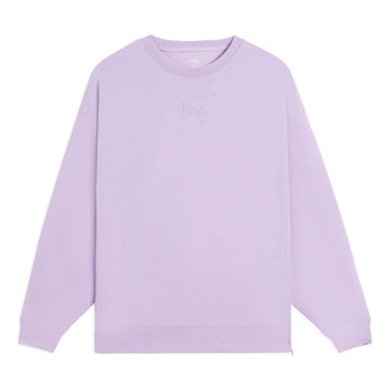 (WMNS) Li-Ning Lifestyle Classic Plain Sweatshirt 'Purple'