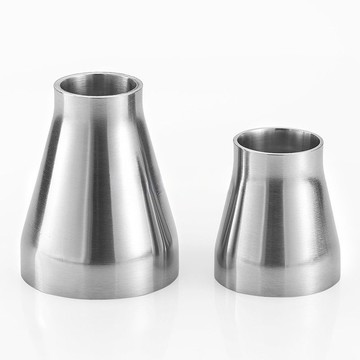 304不銹鋼衛生級焊接大小頭變徑接頭衕心大小頭變徑異徑管道