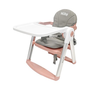 Nuby 可攜兩用兒童餐椅  46 x 40 x 49cm  山櫻粉