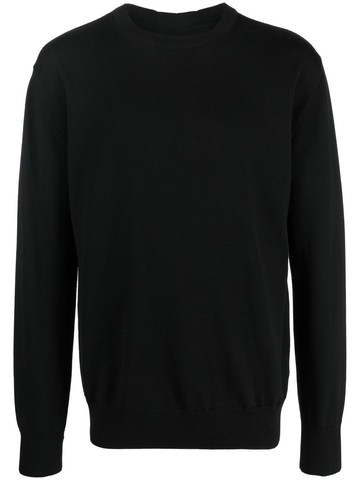 Jil Sander - wool crew-neck jumper - men - Wool - 44 - Black