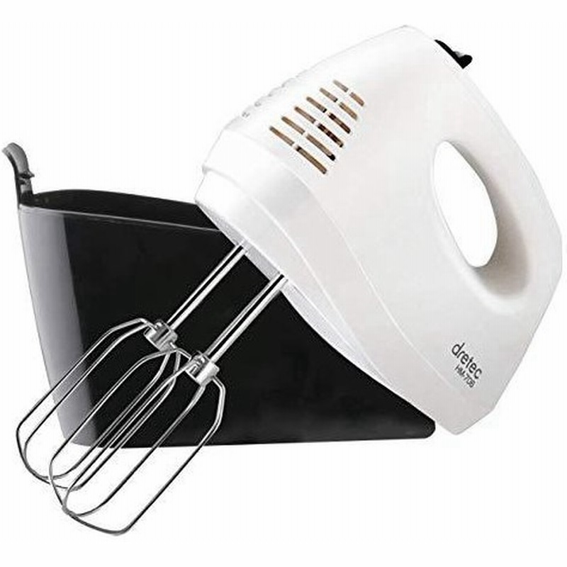 Dretec ドリテック ハンドミキサー 泡立て器 5段階切替 アイボリー 電源コード ビーターが収納できるケース付き 通販 Lineポイント最大0 5 Get Lineショッピング