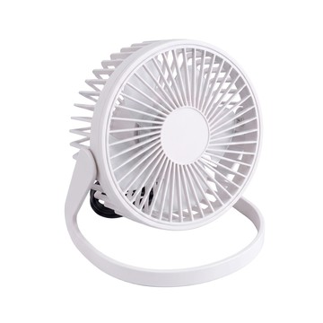 USB風扇 舒適涼感 / USB靜音桌立小風扇 電風扇 電扇 迷你 小電扇 靜音風扇 桌上型風扇 桌面- 瓷白