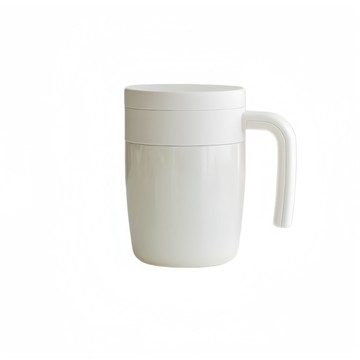 保溫壺 泡茶杯 不鏽鋼茶濾組 濾茶濃淡隨心 帶把手辦公居家沖泡濾茶保溫杯 簡約白陶瓷感泡茶杯