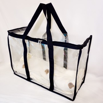 妞妞絲 - 透明棉被袋【SGS安心認證】-尊爵黑 (XL)