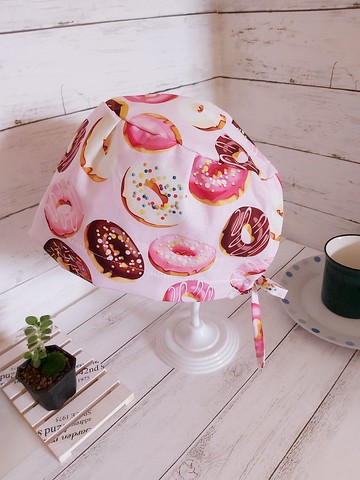 醫護雙層手術帽、工作帽、烘培帽 甜甜圈款