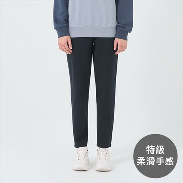 GIORDANO 女裝高彈力休閒褲 彈力空氣棉系列 - 83 標誌黑