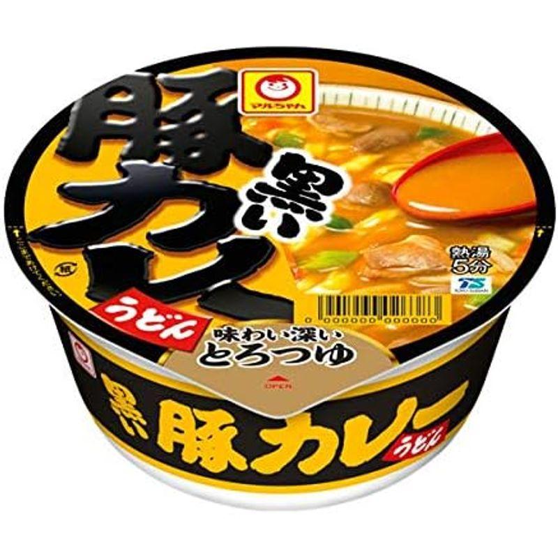 マルちゃん 黒い豚カレーうどん 87g×12個入り (1ケース)