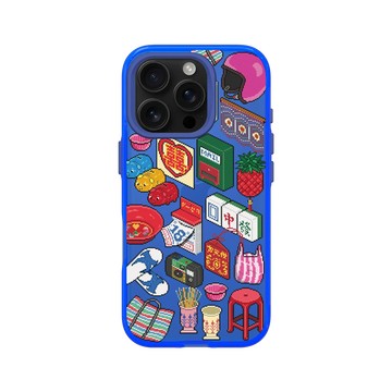 iPhone 16 Pro Clear 激光藍 - 老屋顏 Old House Face - 像素百貨