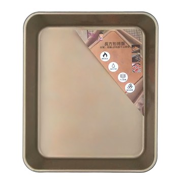 Betty's 焙蒂絲 長方形烤盤 BP2328  中號(外徑 27.7 x 22.7cm + 內徑 26.5 x 21.7cm 高4.7cm)  1個