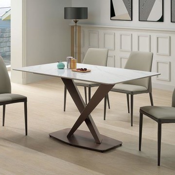 Boden-特倫斯4.7尺造型岩板餐桌