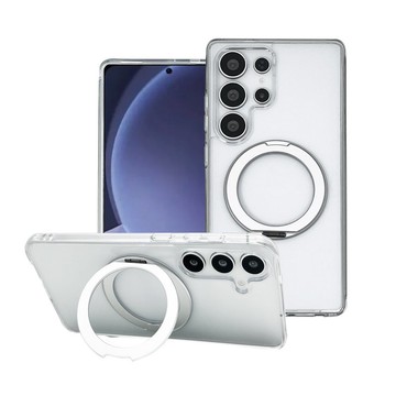 CASE SHOP Samsung S25/S25+/S25Ultra 360度磁吸站立保護殼-透明