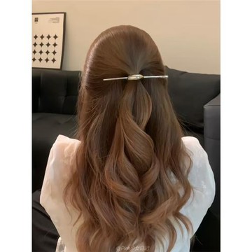 許我耀眼趙露思同款月牙發簪女古風高級感發釵古典時尚簪子發飾