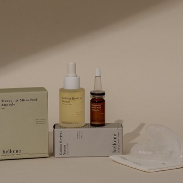 亮顏修護明星組-拋光安瓶10ml+精萃油30ml+刮痧板